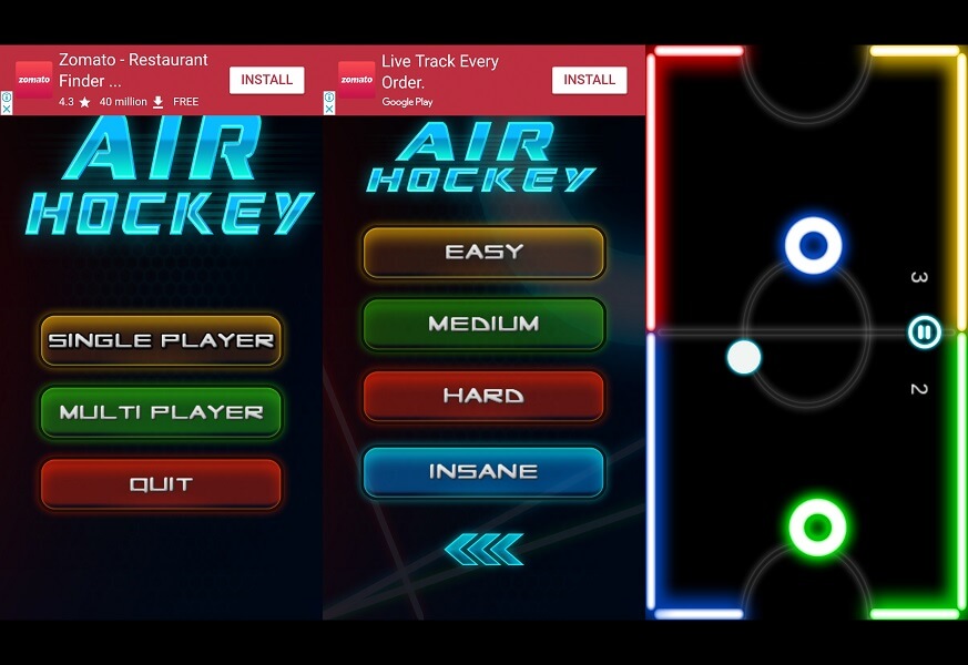 Air Hockey Game - лучшие хоккейные игры скачать бесплатно
