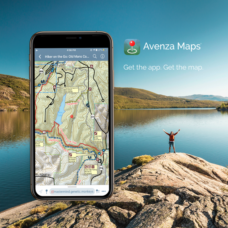 Aplikacja do nawigacji po mapach Avenza