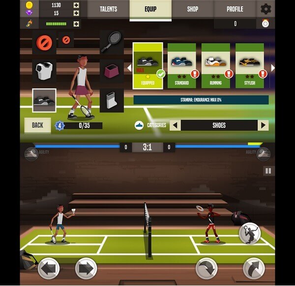 دوري كرة الريشة - ألعاب تنس الريشة المجانية