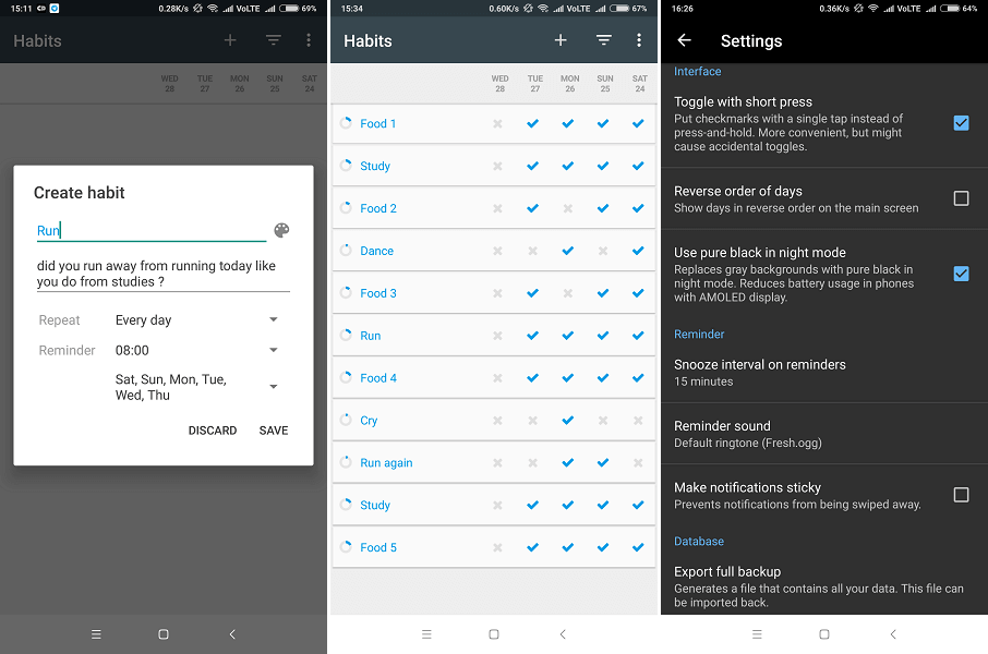 Bester Gewohnheits-Tracker für Android - Loop Habits