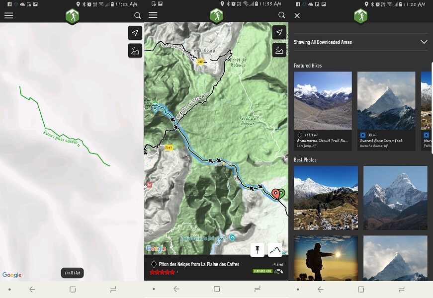 Beste wandel-apps voor Android iPhone-wandelproject
