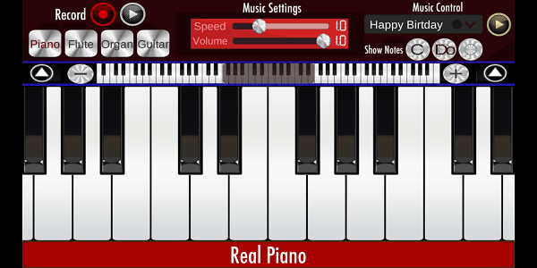 أفضل تطبيق بيانو 2018 - Real Piano (5)
