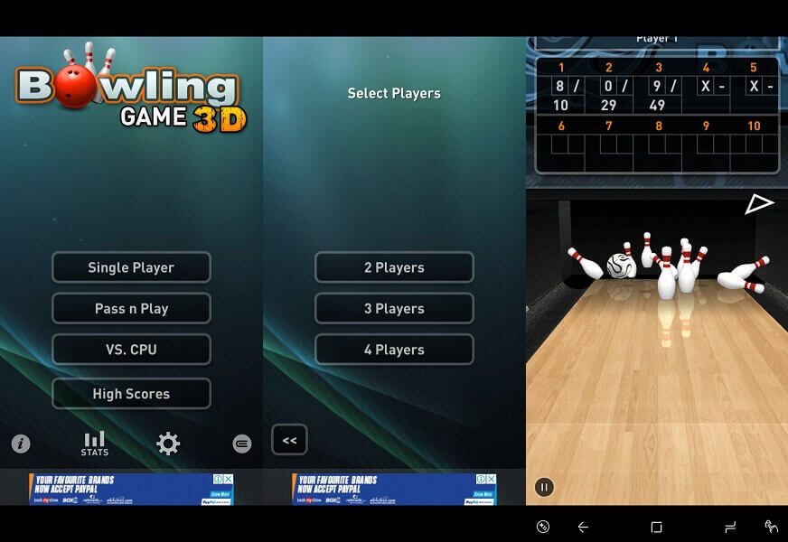 Bowlingová hra 3D