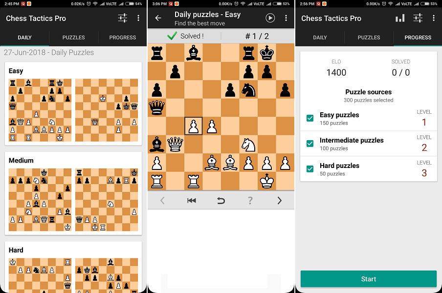 Chess Tactics Pro (Puzzles) - en iyi satranç öğrenme uygulaması