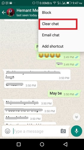 Skrýt konkrétní kontakt ze sekce Často kontaktovaní na WhatsApp pro Android