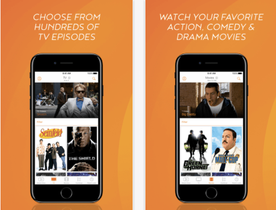 Aplicación Crackle para ver películas y programas de televisión