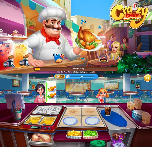 Crazy Chef - Los mejores juegos de cocina