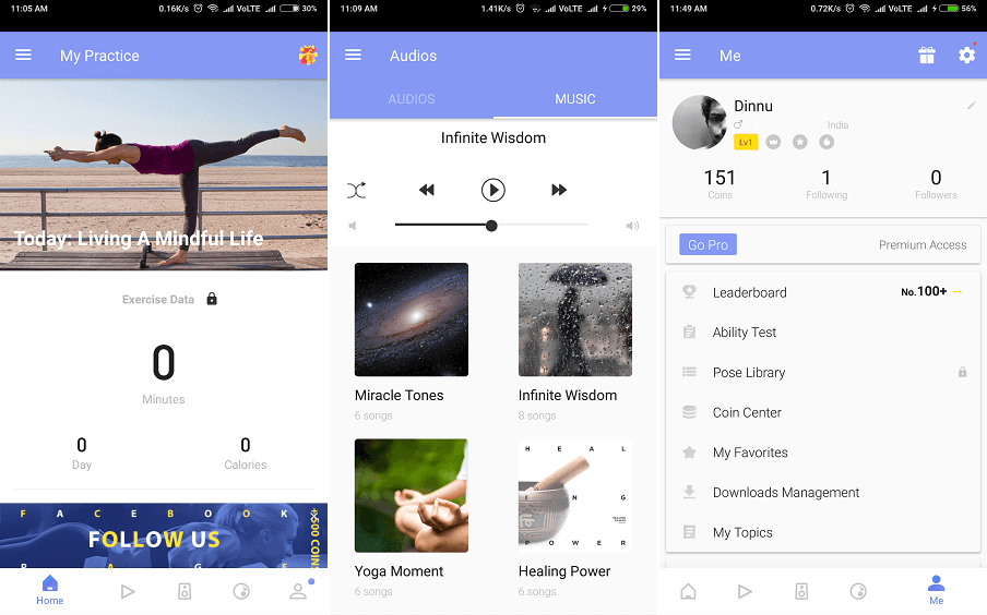 Daily Yoga - beste Yoga-App für Anfänger
