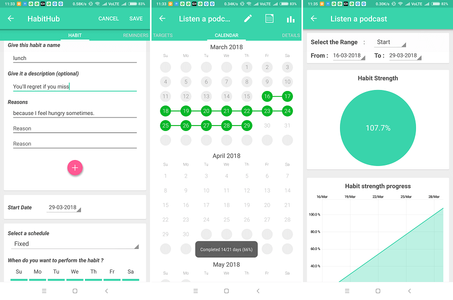 Tägliche Gewohnheits-Tracker-App – HabitHub