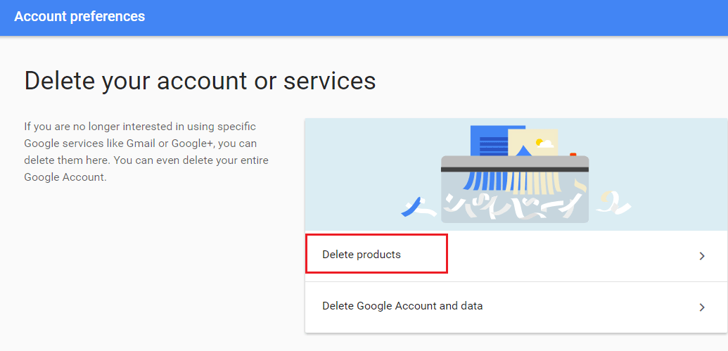 Supprimer définitivement le compte Gmail