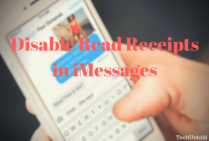 Отключить уведомления о прочтении в iMessage для определенных контактов