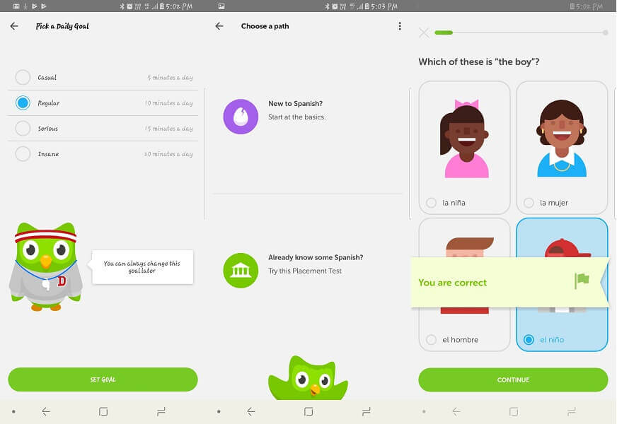 Duolingo - bästa apparna för att lära sig spanska