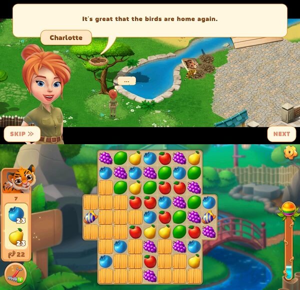 Family Zoo - juegos similares a homescapes