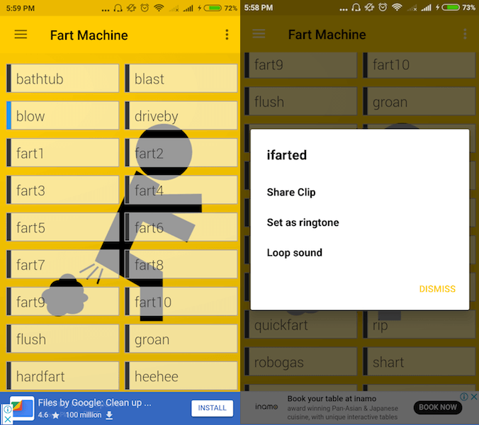 Fart Machine app