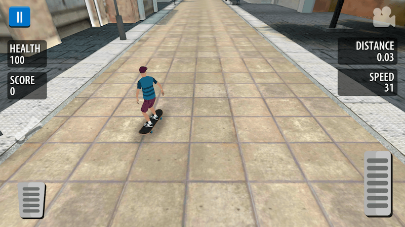 لعبة لوح التزلج iPhone - Freestyle Skater