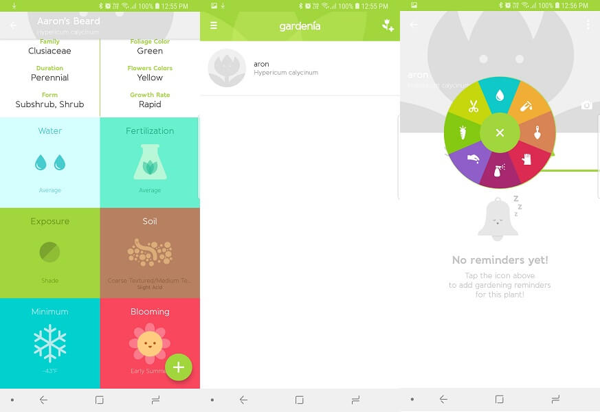 Gardenia - app per la pianificazione dell