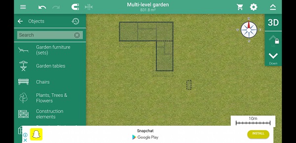 Home Designer 3D - pianificatore di giardini virtuale