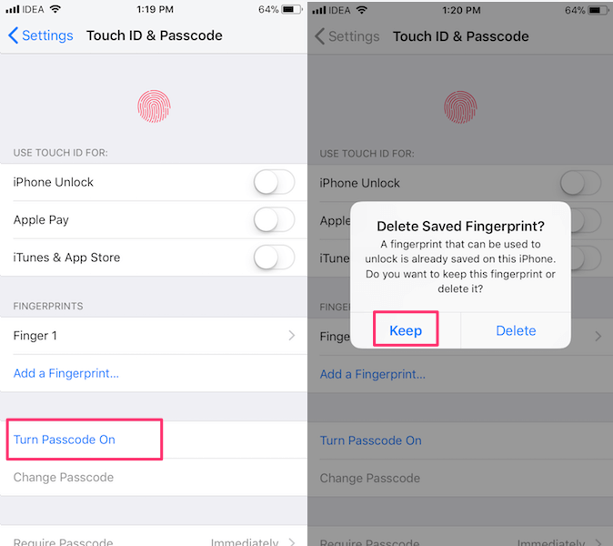 Sådan rettes Kan ikke aktivere Touch ID på denne iPhone