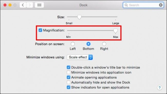 Macでアイコンのサイズを選択する方法