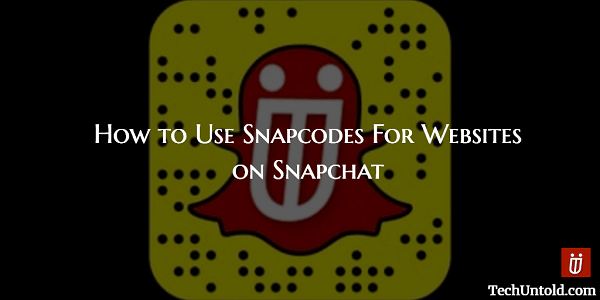 Hvordan lage en snapkode for nettstedet på Snapchat