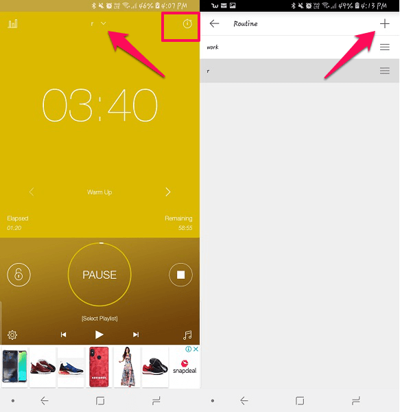 πώς να επαναλάβετε το χρονόμετρο στο Android iPhone