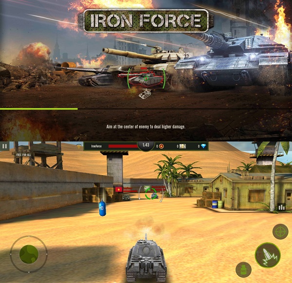 Iron Force - Melhores jogos de tanques online