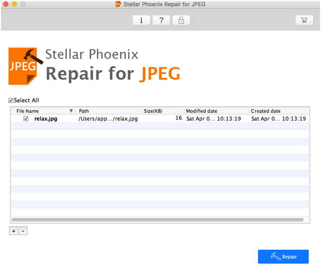 JPEG-reparationsprogramvara för Mac och Windows