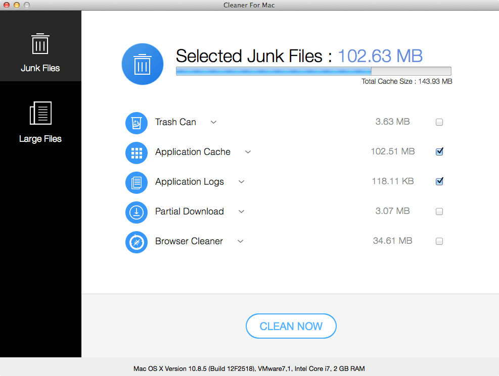 A Doctor Disk Cleaner alkalmazás áttekintése Mac rendszeren