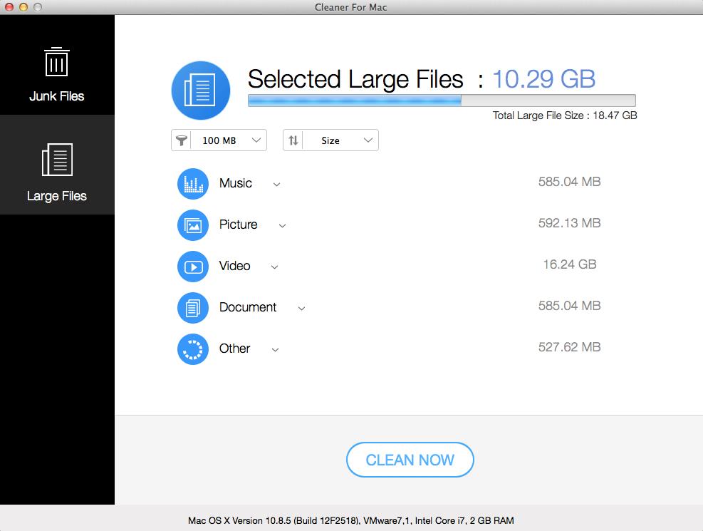 Limpar arquivos indesejados do Mac