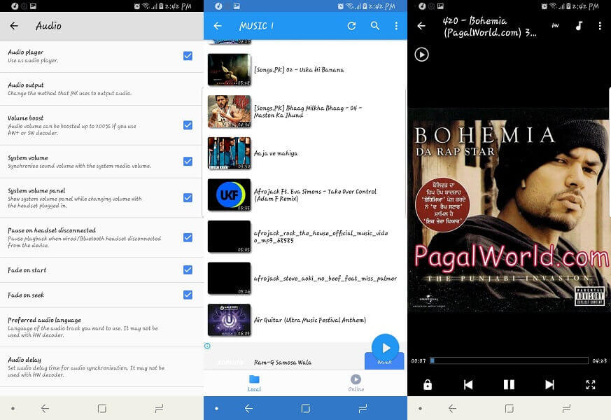 MX Player - apper for å lytte til musikk offline gratis