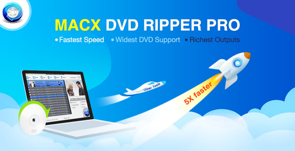 Fonctionnalités de MacX DVD Ripper Pro