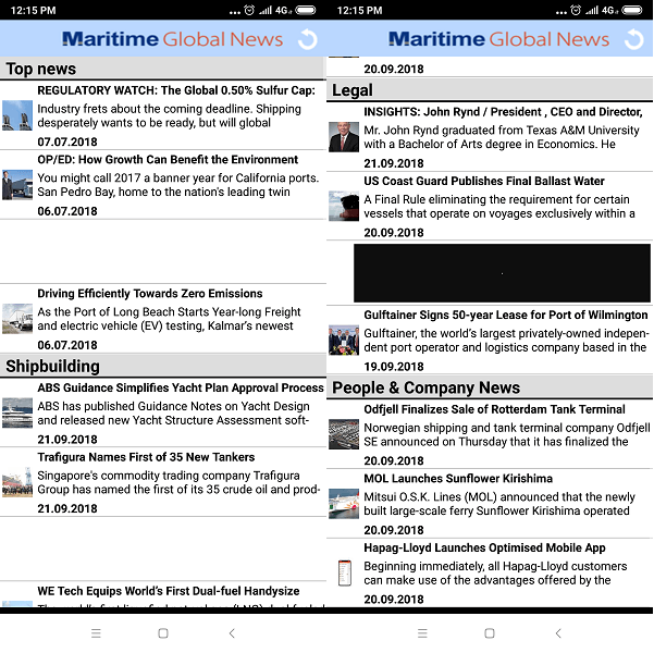beste Meerestechnik-Apps - Maritime Global News