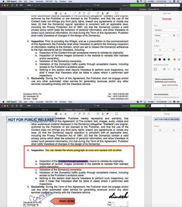 PDF Expert - Bästa PDF-textredigerare