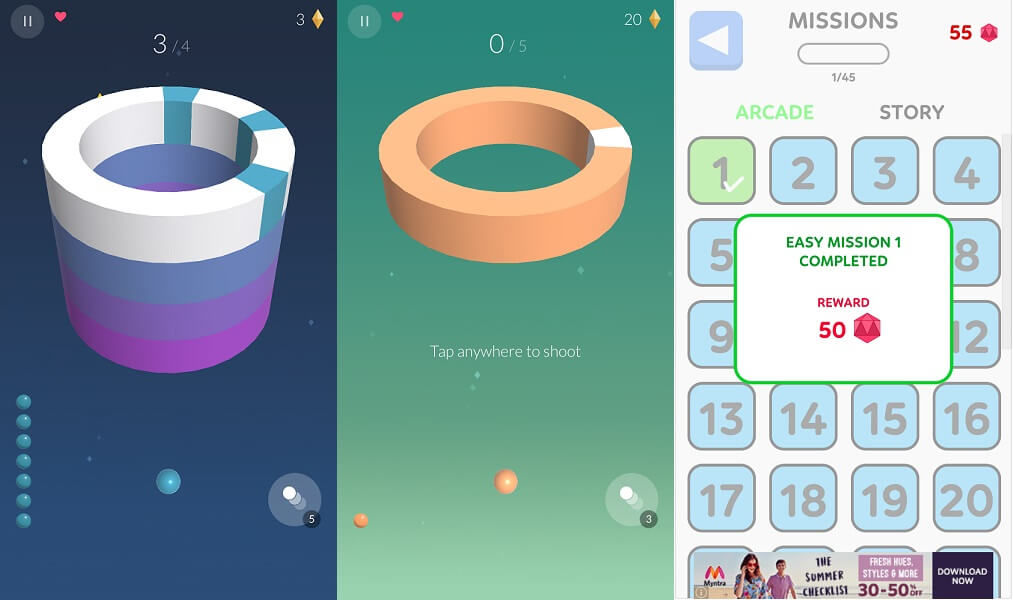 Παιχνίδι Paint hit για Android και iOS