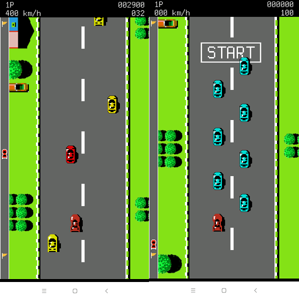 有史以来最好的复古游戏 - 公路赛车汽车战斗机