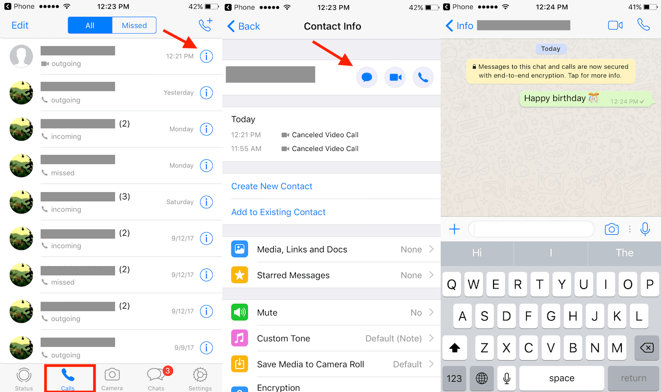 Send WhatsApp-melding uten å lagre nummer på iPhone