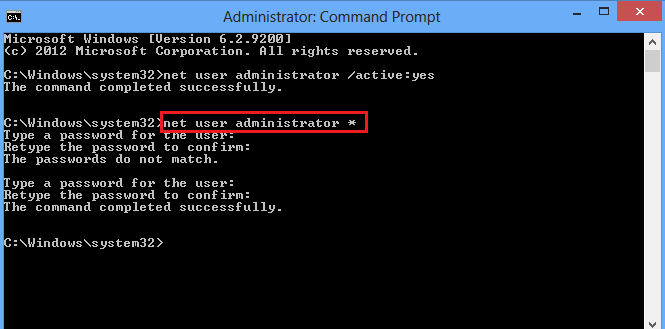 Definir senha para conta de administrador no Windows 7 e posterior