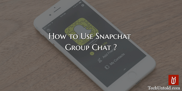 Gruppenchat auf Snapchat