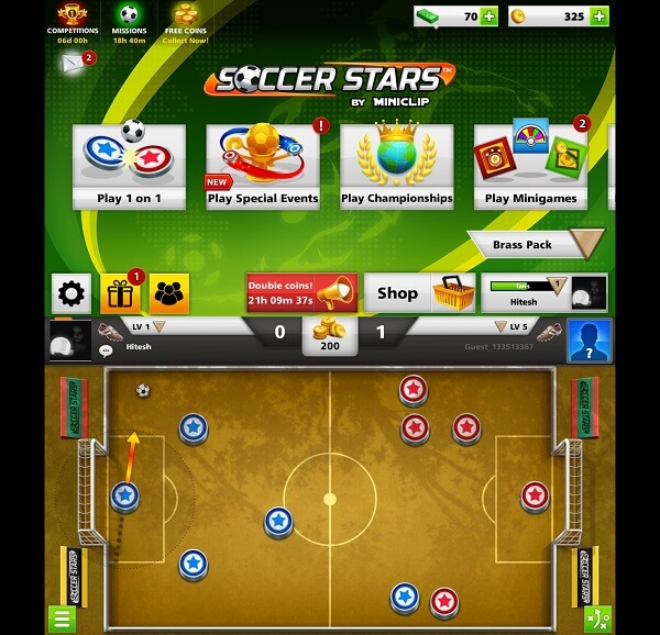 beste fotballspill for Android og iPhone - Soccer Stars - 2018 toppligaer