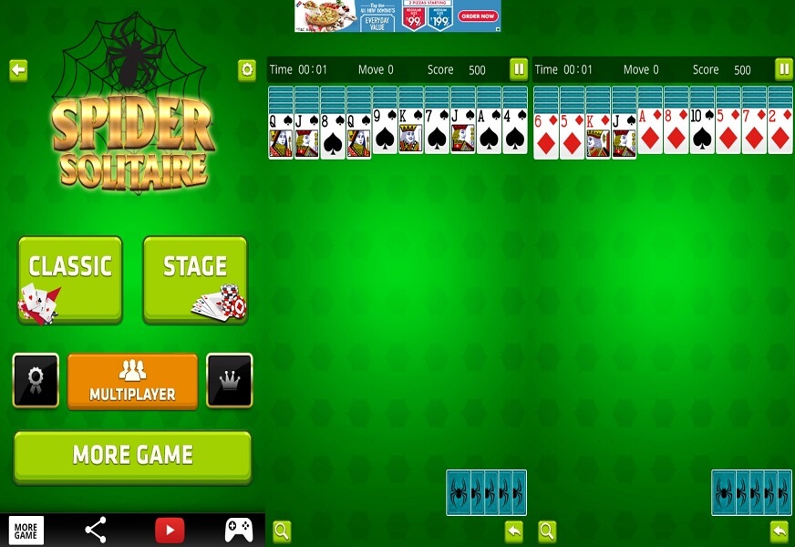 Spider Solitaire King