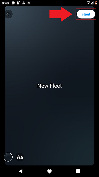 要發布您的 Fleet，請點擊 Fleet
