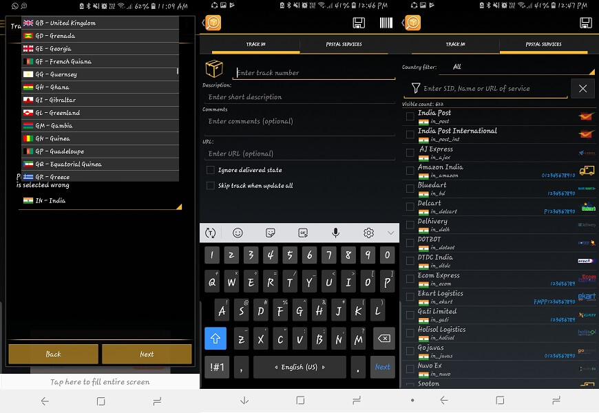 TrackChecker Mobile - najlepsze aplikacje do śledzenia przesyłek na Androida