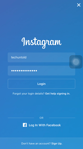 Brug flere Instagram-konti på samme enhed