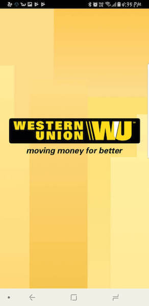 WesternUnion - przelew pieniędzy
