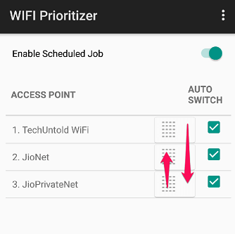 Wifi Prioritizer on Android