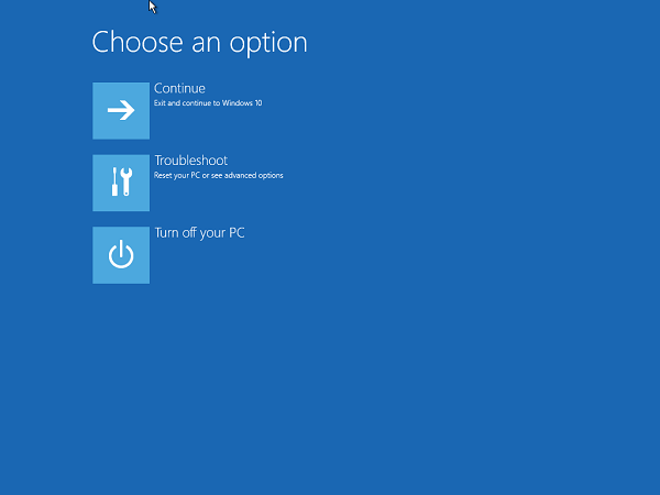 Wiederherstellen von Windows 10