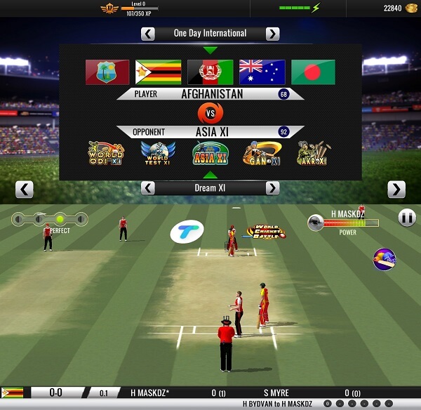 World Cricket Battle - Nejlepší kriketové hry pro Android