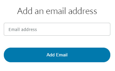 добавить еще один адрес электронной почты в PayPal