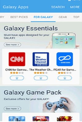 app store per android - samsung