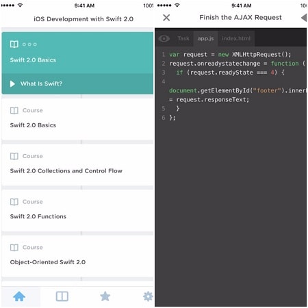 تطبيقات لتعلم java على android و iphone -treehouse
